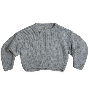 Cozy Chunky Blue Knit Sweater